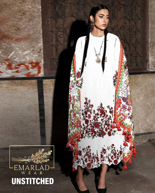 Jugnu | White - Chikankari Collection
