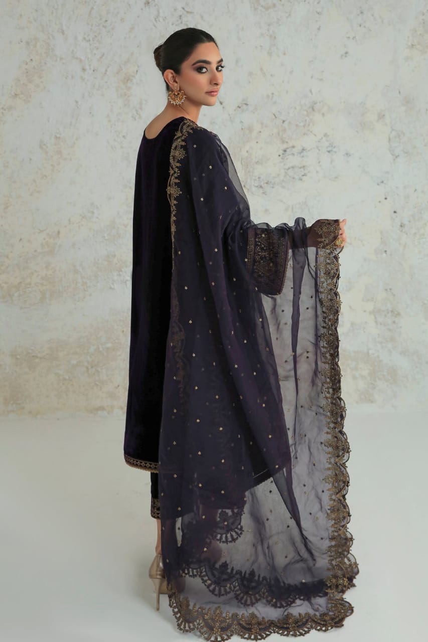 Baroque Purple Luxury Velvet Collection