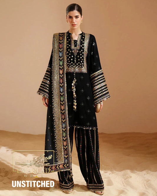 Jazmin |  Black - Velvet Collection