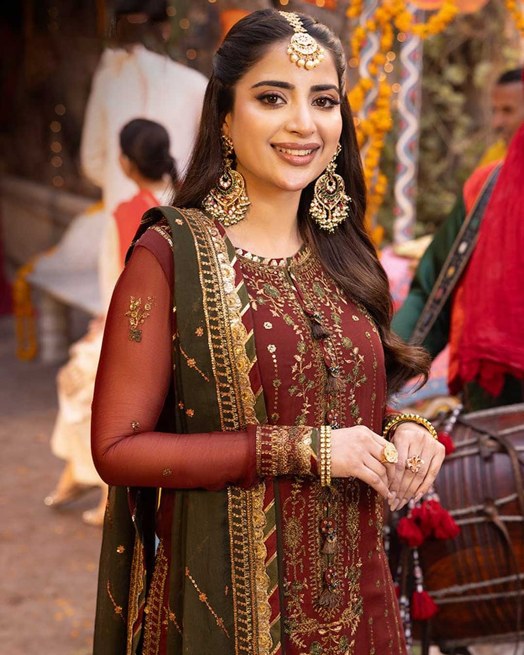 Asim Jofa Embroidered Chiffon 3 Piece Unstitched