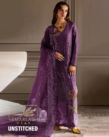 Nureh  | Purple - Fancy Chiffon Collection