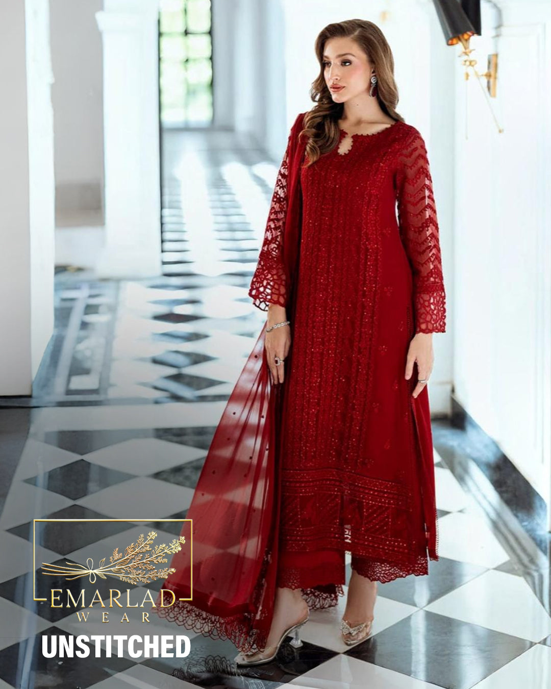 Azure | Red - Chiffon Formal Collection