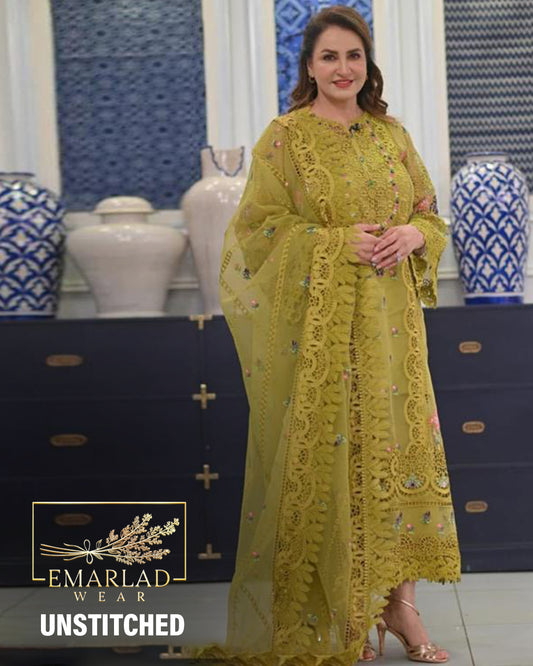 Aneels | Mustard - Fancy Organza Collection