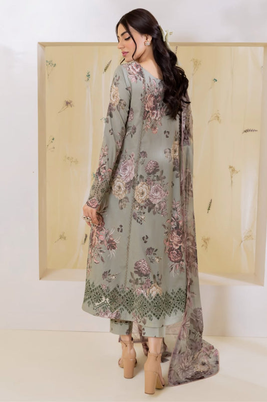 Iznik Green Digital Emb New Arrival Lawn 3pc