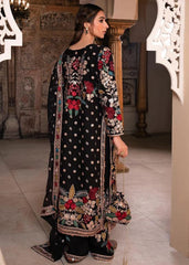 Hania Aamir Wear Black Lawn Fully Embroidery Dress 3pc