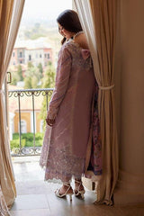 Mushq Pink Light Luxury Lawn Embroidery Dress