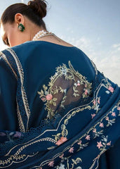 Crimson Blue New Arrival Luxury Lawn Chikankari Dress
