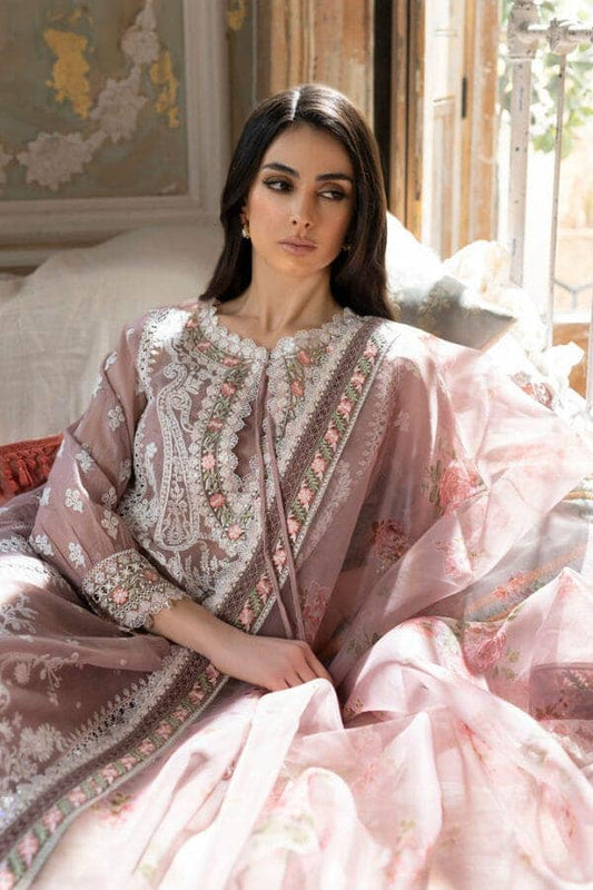 Sobia Nazir Tpink Luxury Lawn Embroidery Dress 3pc