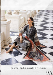 Zainab Chottani Black Pure Lawn New Arrival Embroidery 3pc
