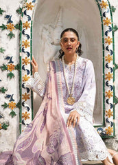 Mushq Purple Light Chikankari Lawn Embroidery Dress 3pc