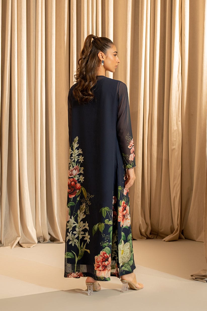Lulusar Black old Digital Silk Party Wear Collection