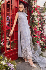 Maria B Grey Digital Lawn Embroidery New Arrival 3pc