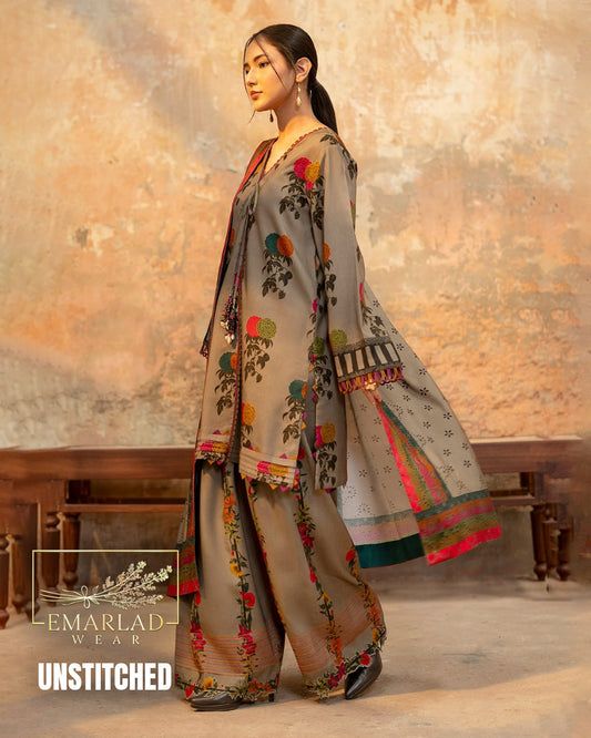 Charizma Lawn Suit 2026 – Design 1876 | Printed Lawn with Chiffon Dupatta