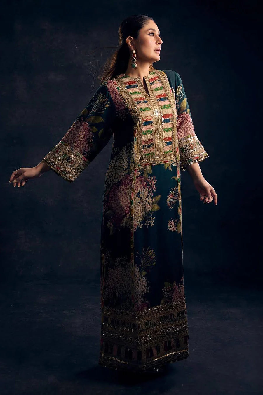 Sabya Sachi | Zinc Blue - Shamoz Silk Collection