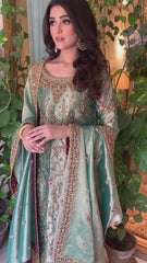 Haris Shakeel | Sea-Green Gold - Addawork Formal Wedding Wear Collection