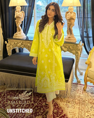 Naarj | Yellow - Luxury Lawn Collection