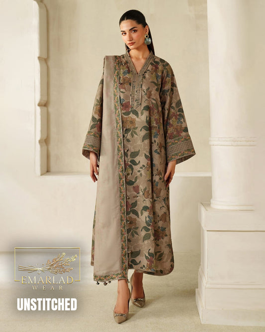 Baroque Lawn Suit – Skin Multi (DW) | Chiffon Embroidered Dupatta