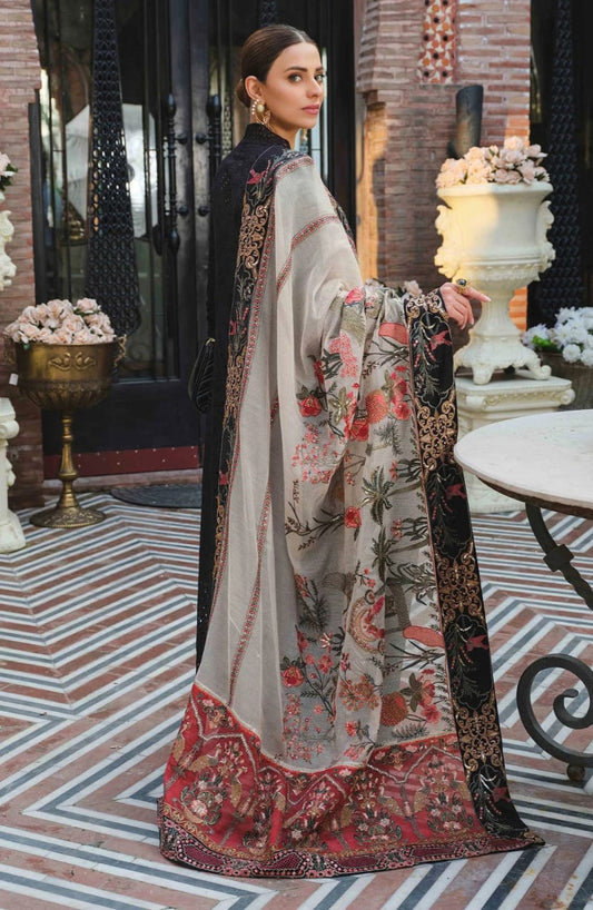 Mariam maria black shiffle Chikankari Luxury Collection