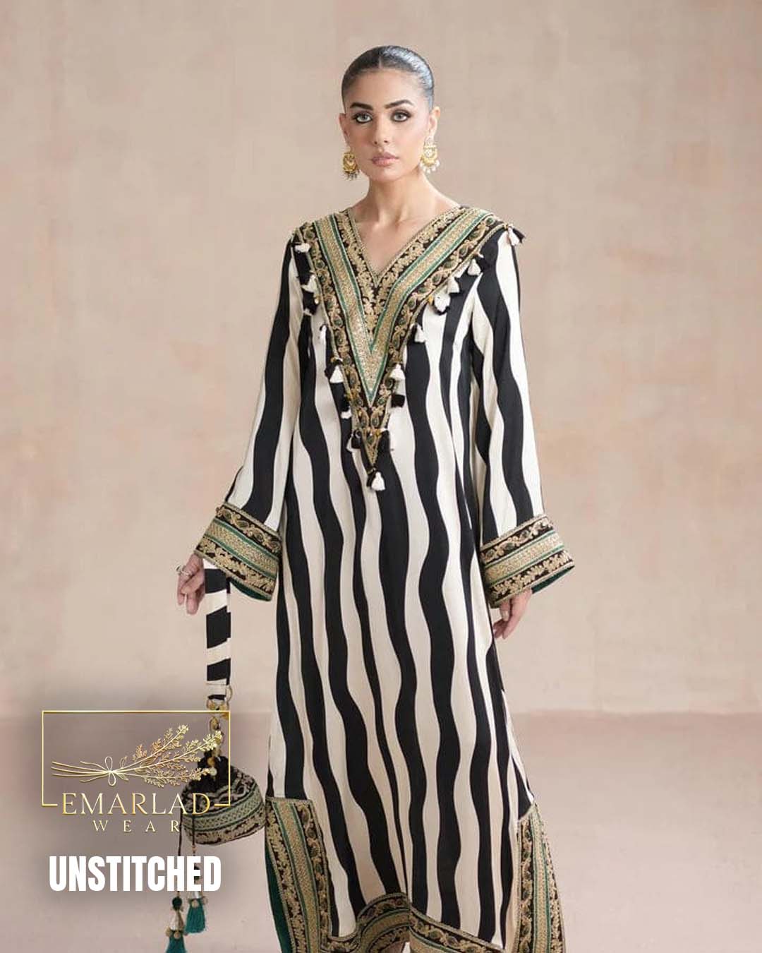 AMMARA & SARA  3PCS UNSTITCHED SUIT