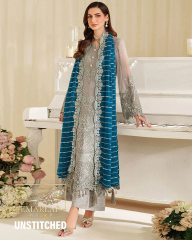 Imrozia M-96 Ameria | Grey - Chiffon Collection