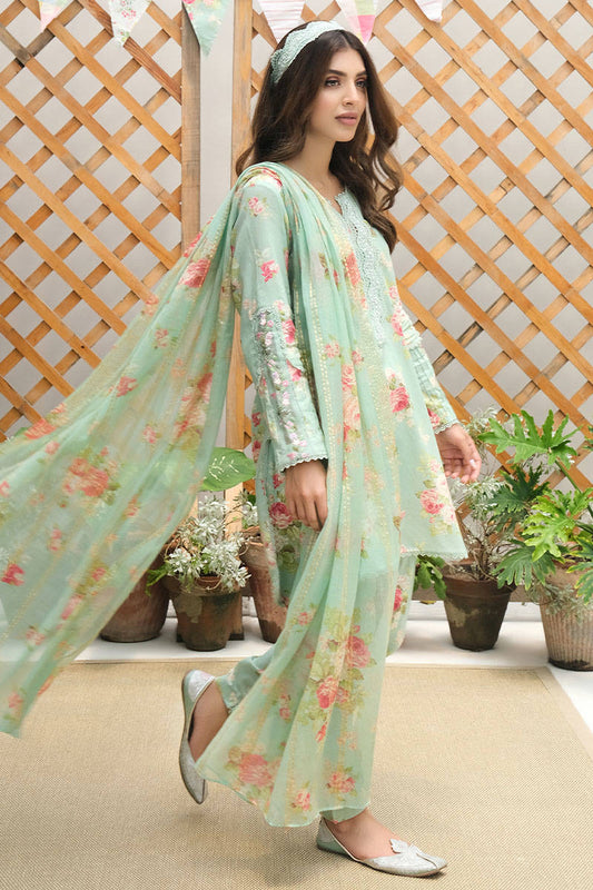 Farida hassan Pista swiss Cotton/Lawn  Dress Hand Work