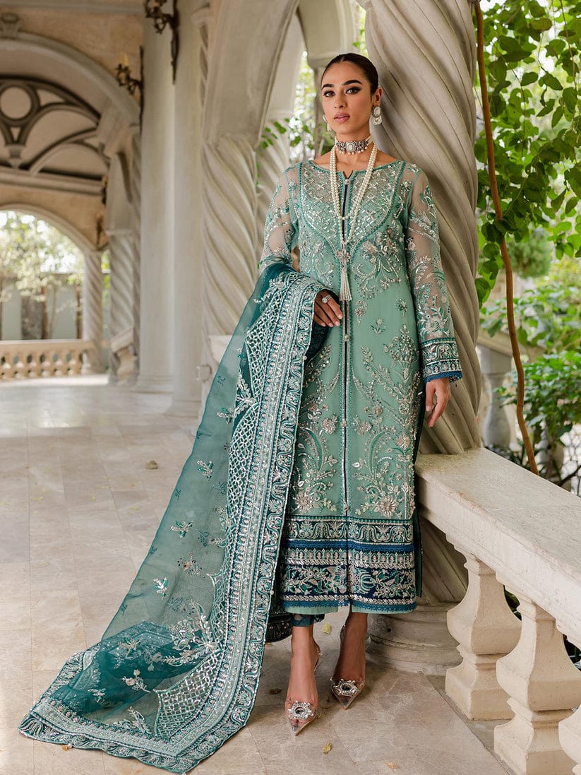 GULAAL EMBROIDERED ORGANZA DRESS 3 PC