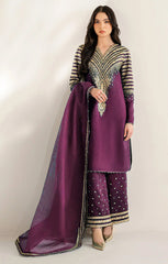 Jazmin | Mehroon - Raw Silk Collection