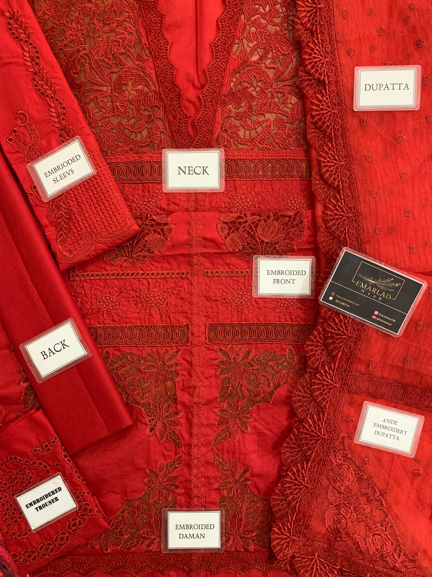 Crimson | Red - Chickenkari Collection