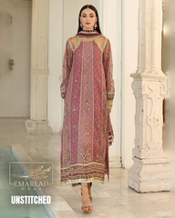 Sobia Nazeer T-Pink Soft Kaddi Net Dress – Premium Women’s Outfit