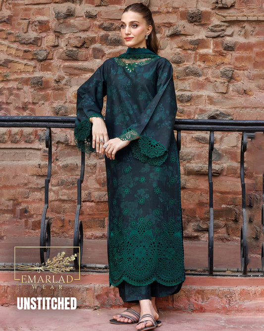 Farasha Lawn 2026 - Zink (Metro) Heavy Embroidered Chiffon Dupatta