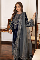 BAROQUE BLUE VELVET EMB COLLECTION
