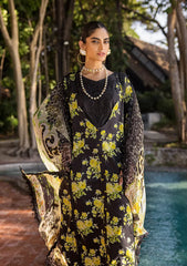 Elaf Black & Yellow Digital Emb New Arrival Lawn 3pc