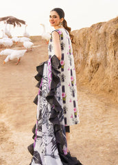 Asifa Nabeel Black & White Digital Emb New Arrival Lawn 3pc