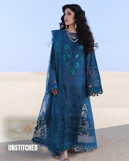 Nureh Zink Luxury Lawn Chicken Kari Embroidered 3 Piece Suit