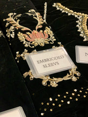 Emarlad Wear Exclusive Velvet Collection Khaka - Black - Velvet microo 9000