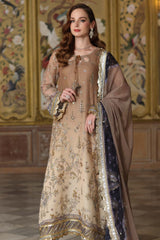 Noor By Sadia Asad | Beige - Cotton Net Collection
