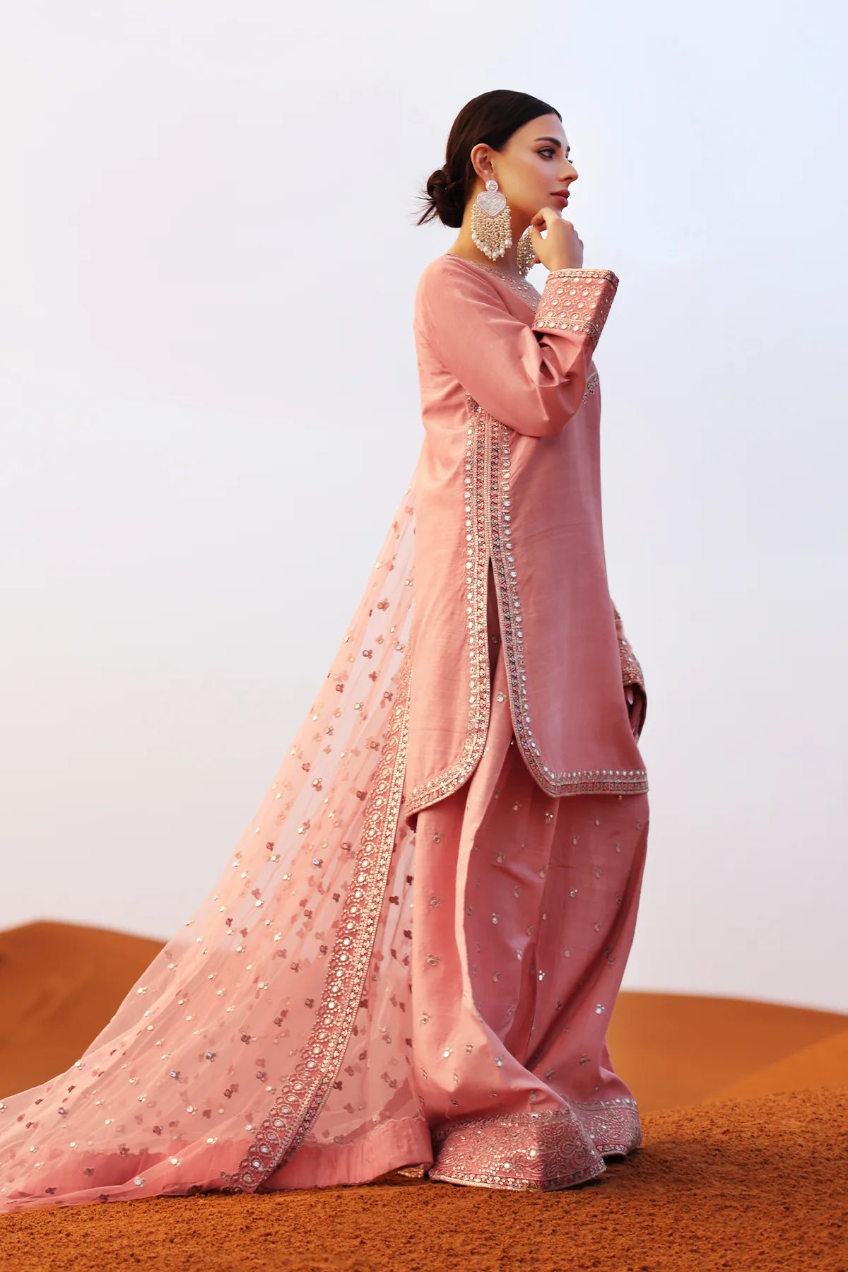 Charizma | Peach - Sheesha Silk Collection