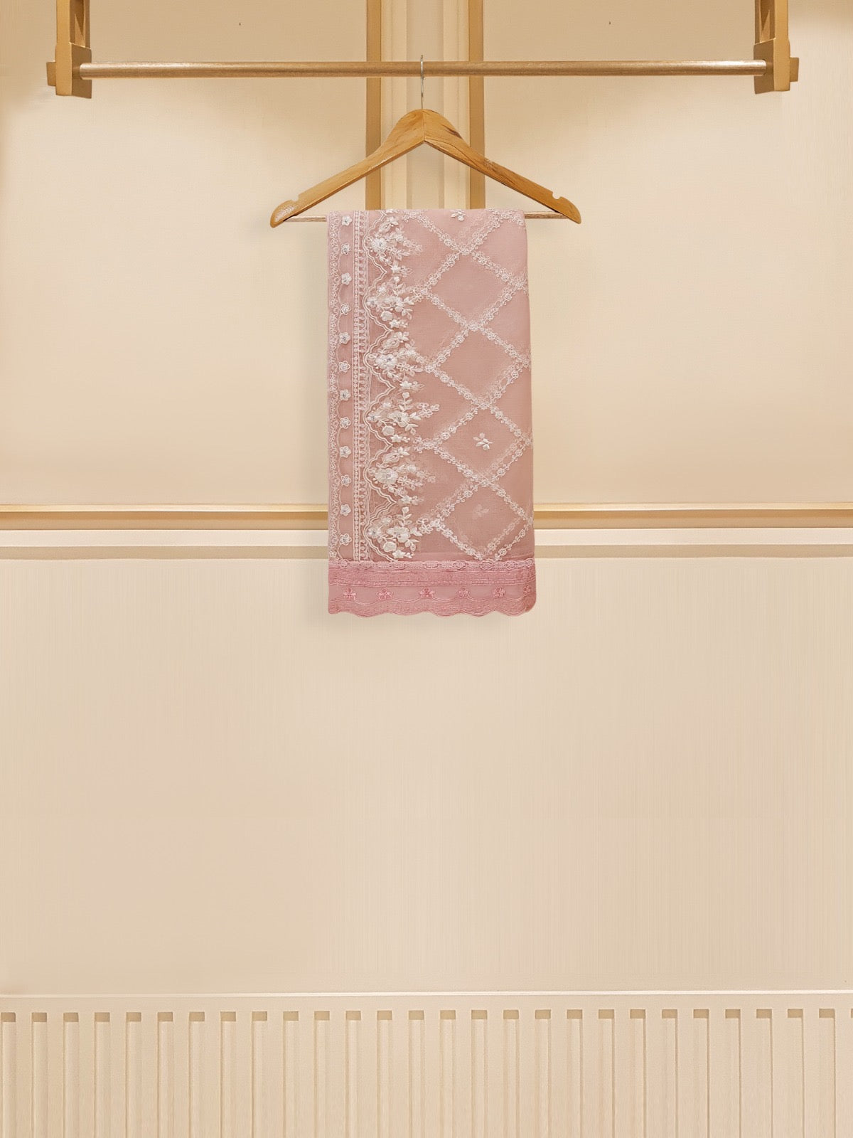 Agha Noor - Organza - Peach