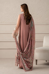 Maria B | T.pink - Chiffon Embroidered Collection