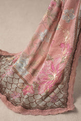 Maria B | T.pink - Chiffon Embroidered Collection