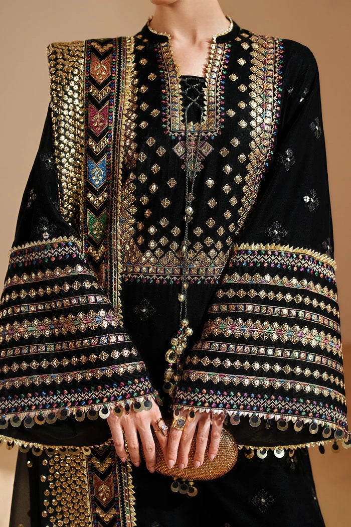 Jazmin |  Black - Velvet Collection