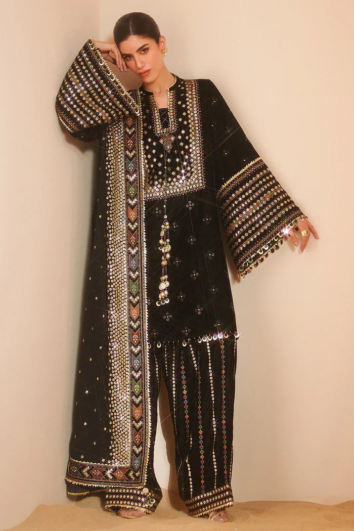 Jazmin |  Black - Velvet Collection
