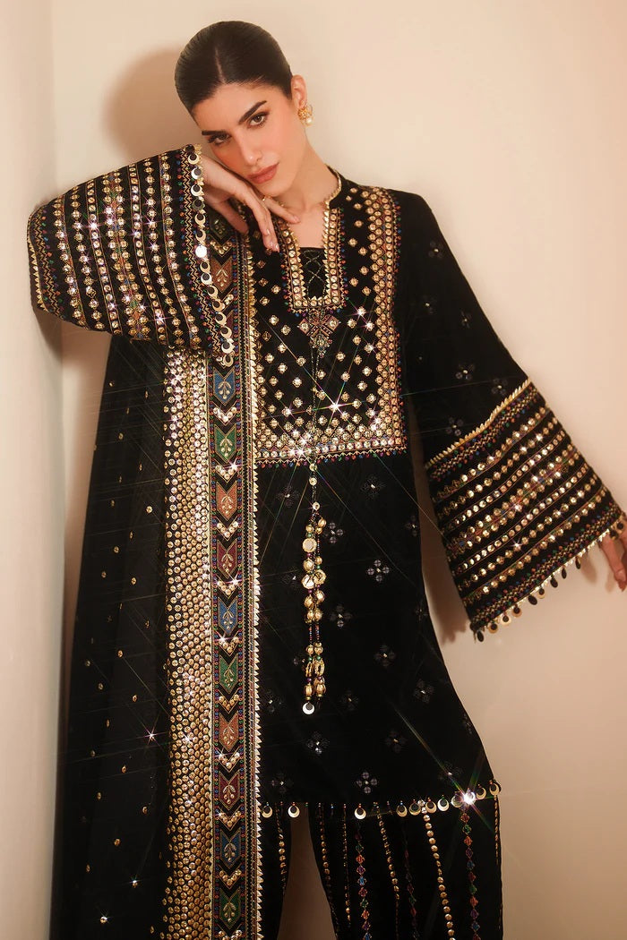 Jazmin |  Black - Velvet Collection