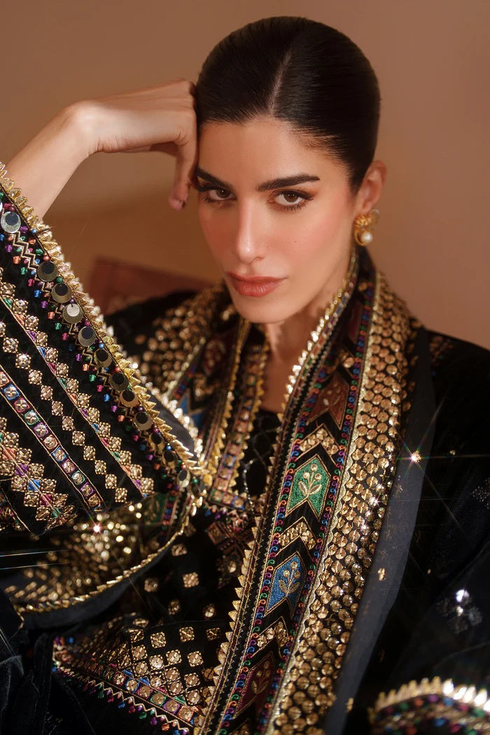 Jazmin |  Black - Velvet Collection