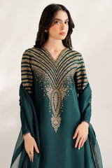 Jazmin | Dark Green - Raw Silk Collection