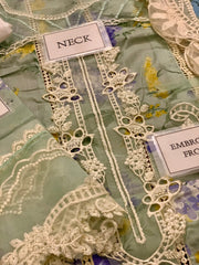 Crimson | Sky Blue - Luxury Lawn Collection