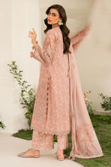 Iznik | Peach - Lawn Printed Chickenkari Collection