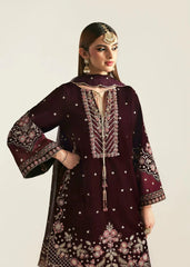 Eman Adeel | Maroon - Velvet Collection
