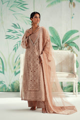 Maryum & Maria | Light Peach - Organza Embroidered Collection