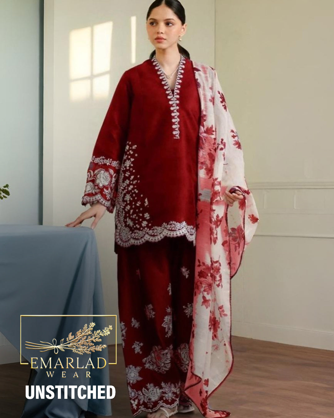 Coco By Zara Shah Jahan | Red - Lawn Collection